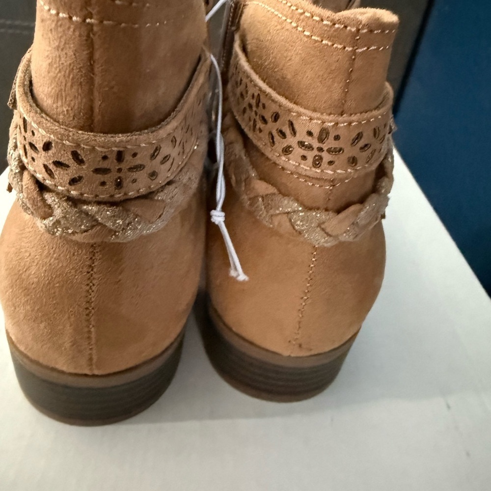 Sonoma Brown Ankle Boots with Braided Strap - Picture 5 of 9